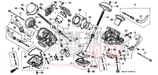 VERGASER (EINZELTEILE) XRV750W de 1998